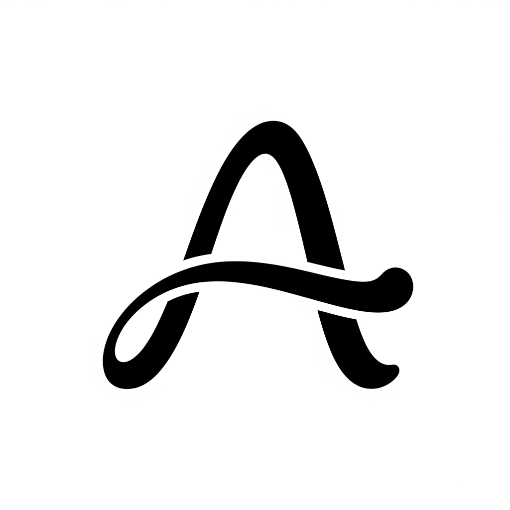 AI Design for Design a premium SaaS logo icon for an AI voice receptionist platform named Asha.
Create an abstract capital letter A using a single continuous flowing stroke. The stroke should rise upward like a voice waveform, conversation arc, or audio signal, then naturally return to complete the form of the A. The mark should feel effortless, intelligent, and human.
Geometry requirements:
• Single continuous path
• Rounded terminals
• No sharp corners
• Slight variation in stroke movement, but overall balanced
• Strong silhouette recognizable at favicon size
• Open negative space inside the A
• Symmetrical enough to feel stable, asymmetrical enough to feel organic
Style:
• Minimalist vector logo
• Enterprise SaaS quality
• Inspired by modern identity systems used by Stripe, Notion, Linear, and OpenAI
• Warm and approachable rather than technical
• Human-centered AI aesthetic
Color:
• Black logo on pure white background
• Flat vector only
• No gradients
• No shadows
• No textures
• No mockups
Avoid:
chat bubbles, robot heads, brains, sparkles, stars, microphones, headphones, lettermark clichés, stock logo styles
Generate only the icon symbol, no text.