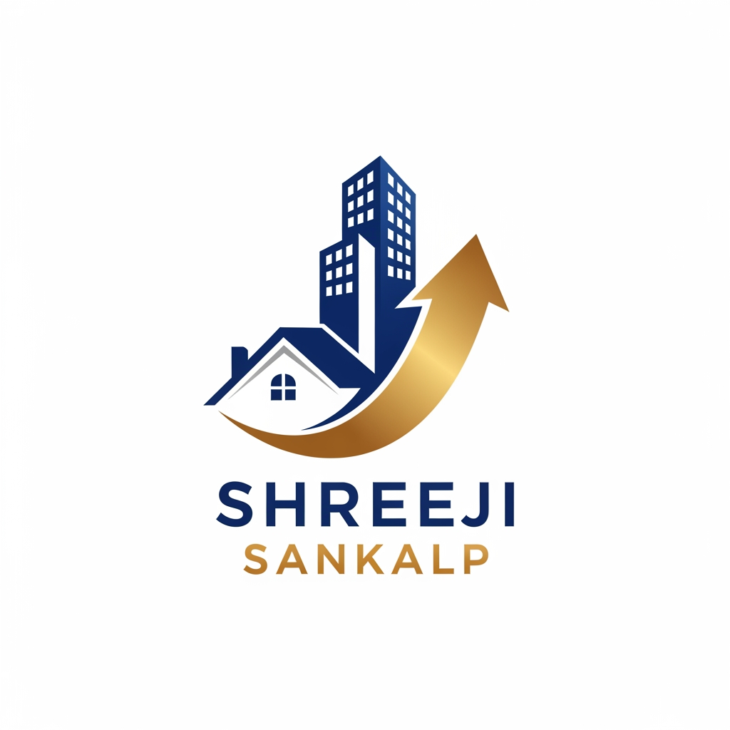 AI Design for create a logo for "Shreeji Sankalp" which deals in real estate residential and commercial plots.