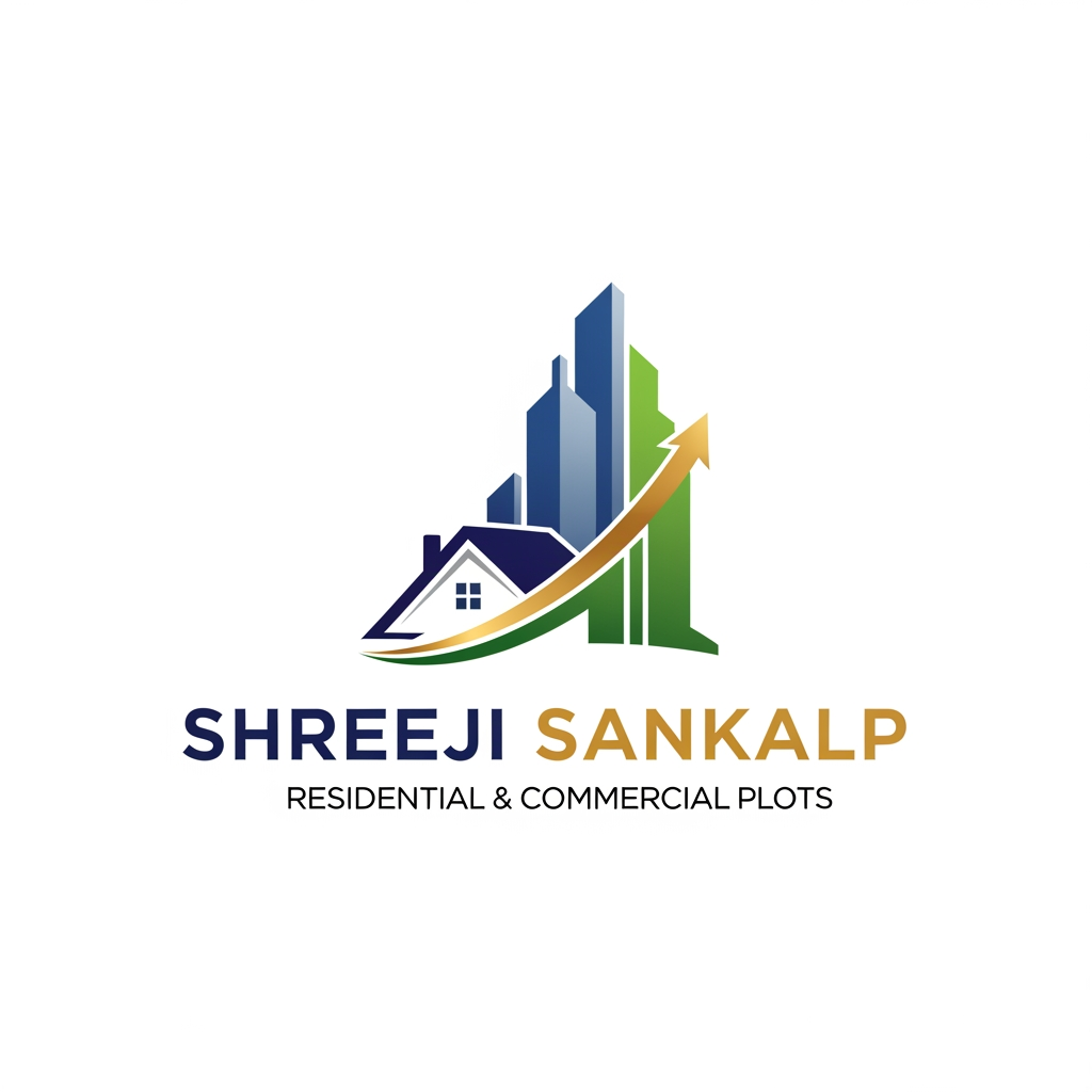 AI Design for create a logo for "Shreeji Sankalp" which deals in real estate residential and commercial plots.
