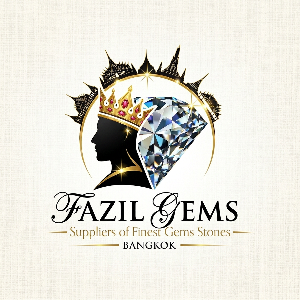 AI Design for this logo is best need more hd quality banner look like eye catching logo in this small change is there suppiler of finest gems stones sentes is there la top 3 px space need pls make this changes corretly need space from that 2 sentences