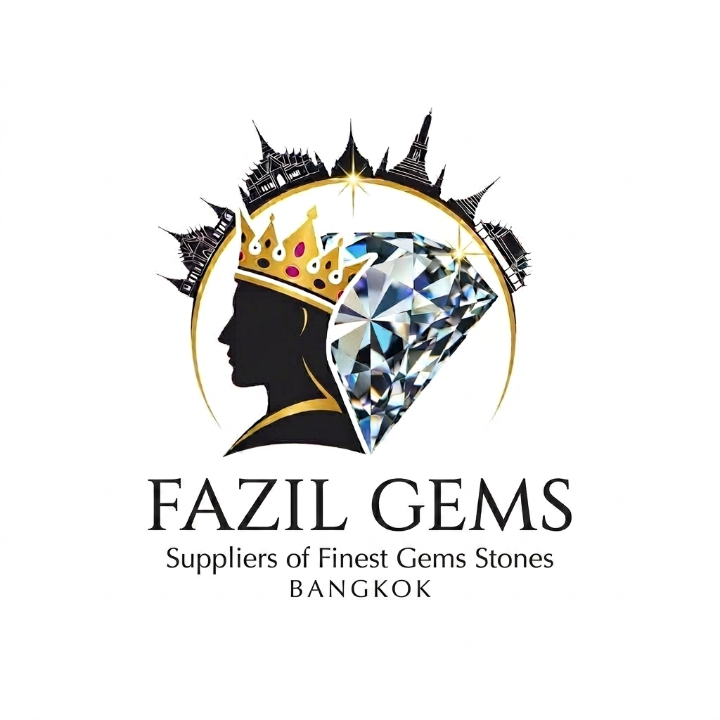 AI Design for in this Fazil Gems text font family style need to change only this text only font should change bottom font should normal again change this font family and reduce font size and give space litely for bottom regenerate pls