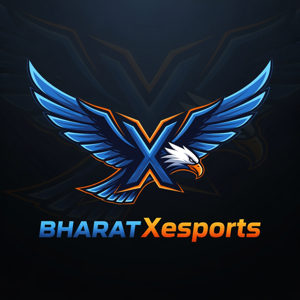 AI Design for create a logo brand name Bharatxesports
symbol eagle