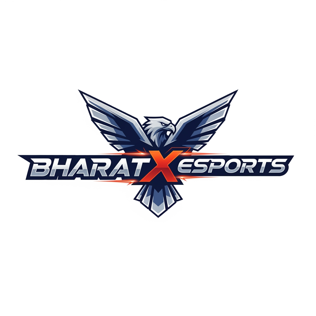 AI Design for create a logo brand name Bharatxesports
symbol eagle