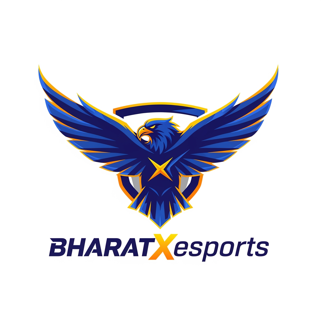 AI Design for create a logo brand name Bharatxesports
symbol eagle