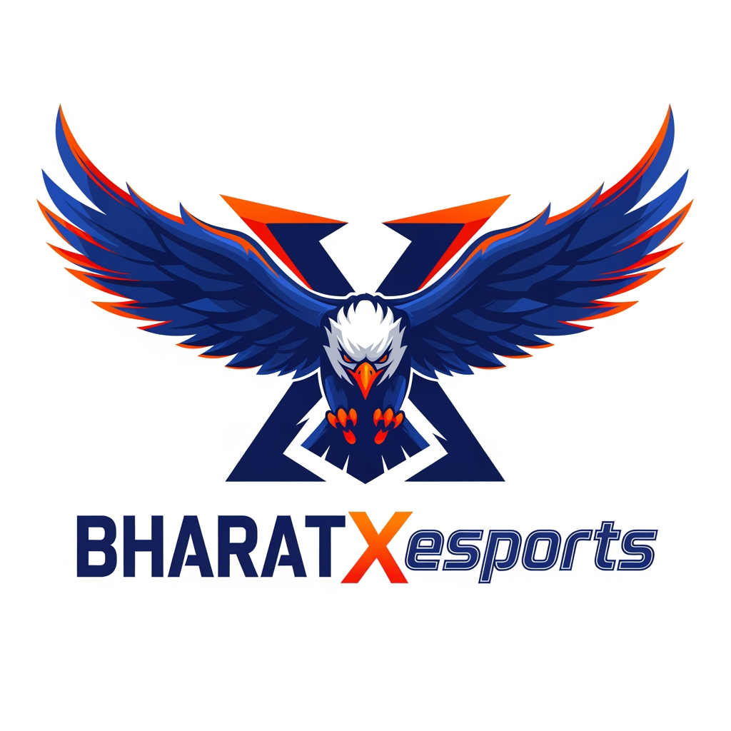 AI Design for create a logo brand name Bharatxesports
symbol eagle