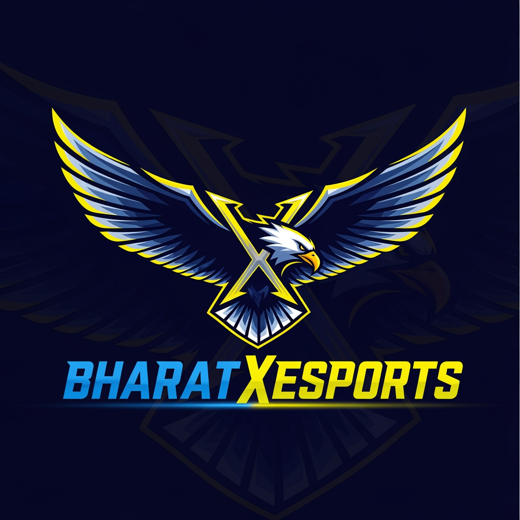 AI Design for create a logo brand name Bharatxesports
symbol eagle