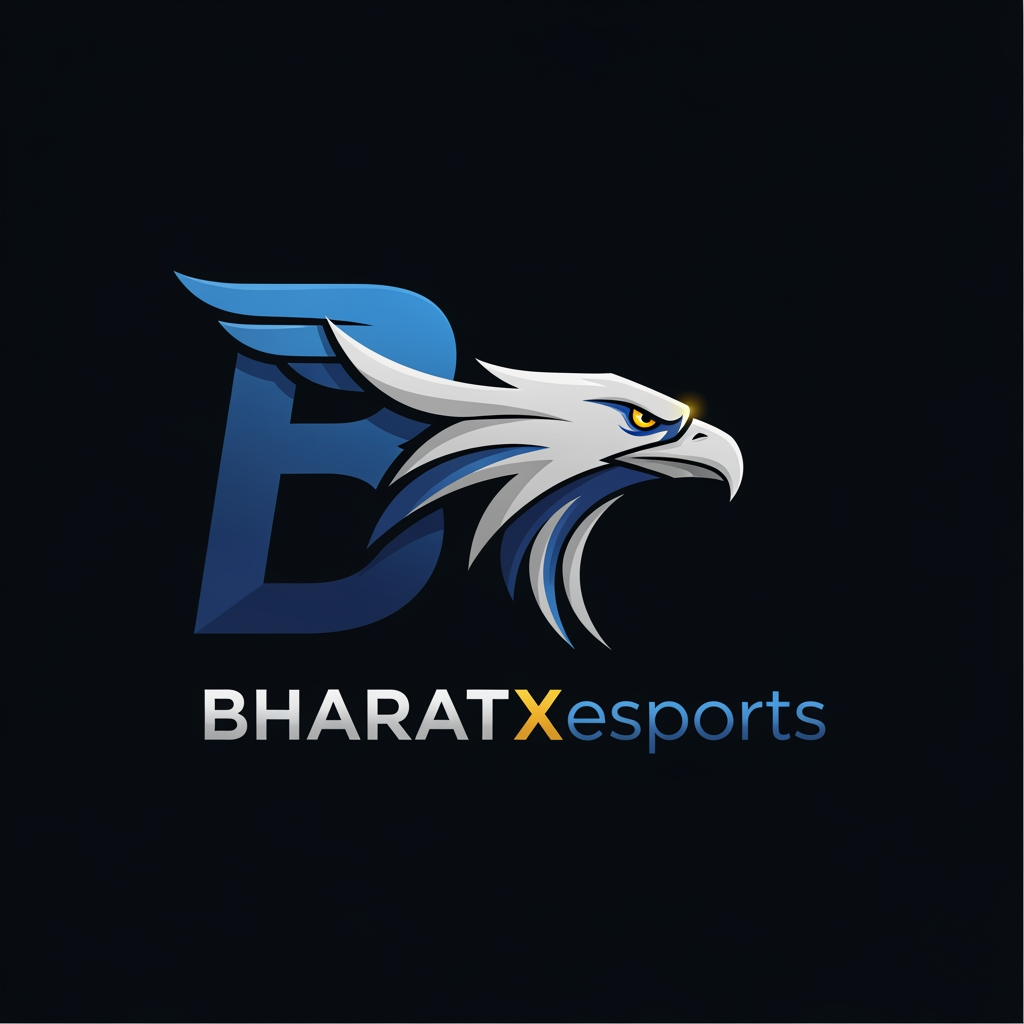 AI Design for create a logo brand name Bharatxesports
symbol eagle
