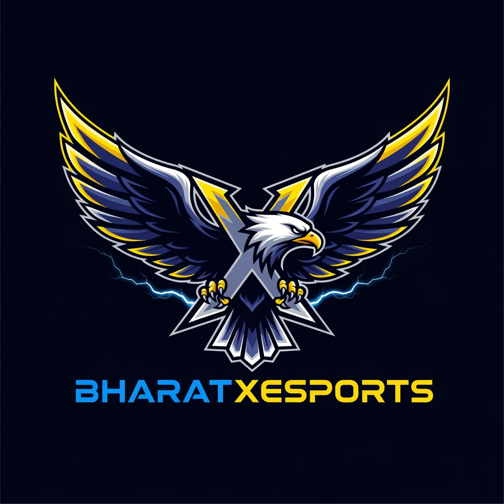 AI Design for create a logo brand name Bharatxesports
symbol eagle