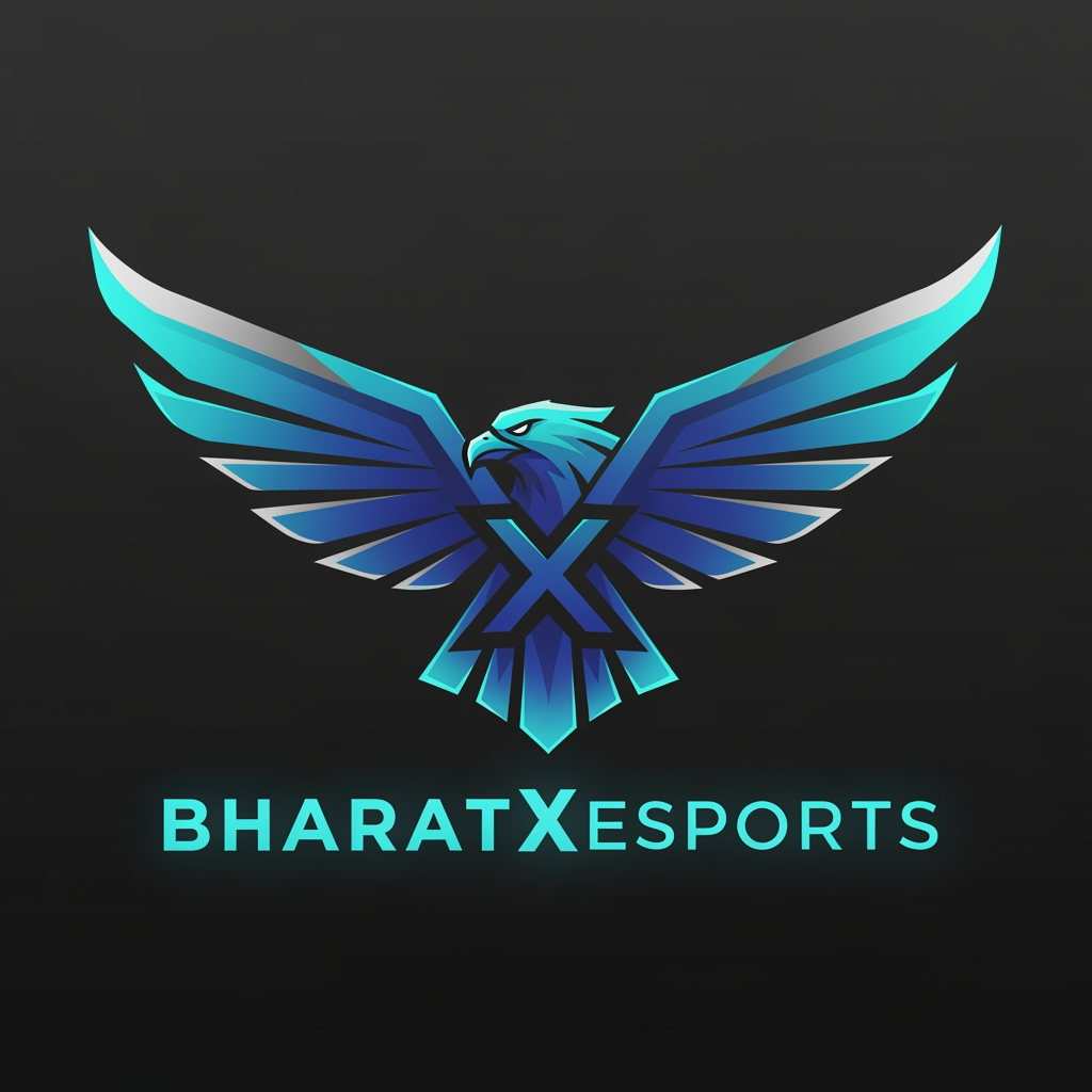 AI Design for create a logo brand name Bharatxesports
symbol eagle