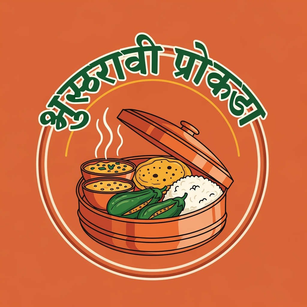 AI Design for खाऊचा डबा
make a logo using the name for a food business catering to traditional marathi dishes.
use the following pointers:
The Visual: A playful, slightly hand-drawn illustration of an open tiffin box with delicious food items subtly popping out.
The Twist: The logo is enclosed in a circular badge, giving it a classic "stamp of quality" or homemade feel.
Color Palette: Terracotta orange, warm mustard yellow, and deep forest green (very appetizing and earthy).
Typography: A bold, handwritten-style Marathi script that feels personal and inviting