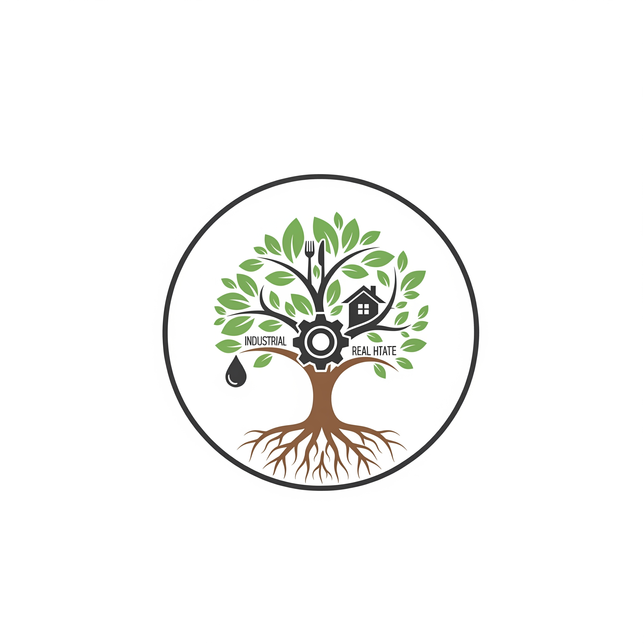 AI Design for icon for disegna il simbolo per un marchio iscritto in un cerchio di una societa' ha per oggetto: - attivita' di pulizia, disinfezione, disinfestazione, derattizzazione e sanificazione industriale, civile, di edifici pubblici e privati; gestione del verde privato e pubblico; facchinaggio, logistica e trasporti; tinteggiatura; installazione di impianti idraulici, di riscaldamento e di condizionamento, installazione di impianti elettrici in edifici residenziali e non residenziali; - la compravendita e la permuta di immobili di qualsiasi genere, civili, industriali, commerciali ed artigianali, sia per conto proprio e per conto di terzi; la ristrutturazione ed il frazionamento degli stessi; - la compravendita di terreni, l'urbanizzazione e lottizzazione degli stessi, nonche' l'esecuzione di opere tendenti a renderli edificabili e ogni altra attivita' affine inerente; - la costruzione di immobili in conto proprio e/o per conto terzi, con esecuzione diretta e/o mediante conferimento di appalti a terzi; - la gestione e l'amministrazione di fabbricati, nel complesso e/o delle singole unita' immobiliari, la locazione ed ogni altra attivita' inerente comprese locazioni extra-alberghiere, locazioni brevi e turistiche, attivita' di affittacamere e b&b; - amministrazione di condomini, servizi tecnici e amministrativi connessi; - attivita' di bar, tavole calde, ristoranti, trattorie, pizzerie, enoteche, attivita' di somministrazione alimenti e bevande anche da asporto e vendita al dettaglio, all'ingrosso e tramite altre forme speciali di vendita di alimenti freschi, conservati e comunque preparati e confezionati, bibite, bevande anche alcoliche e superalcoliche ed ogni altra attivita' accessoria; - produzione e confezionamento di prodotti artigianali, imbottigliamento e confezionamento di prodotti alimentari; - attivita' di agenzia viaggi e organizzazione eventi; - traduzioni ed interpretariato; - guida ambientale ed escursionistica, nordic walking, fitness, attivita' outdoor; - gestione di beni storico-culturali, comunicazioni e attivita' didattiche; - produzione di abbigliamento e vendita al dettaglio e all'ingrosso; - fiere campionarie, esposizioni, mostre. La societa', per il raggiungimento dell'oggetto sociale, potra' compiere tutte le operazioni commerciali, industriali e immobiliari ed inoltre potra' compiere, in via non prevalente e del tutto accessoria e strumentale e comunque con espressa esclusione di qualsiasi attivita' svolta nei confronti del pubblico, operazioni finanziarie e mobiliari, concedere fidejussioni, avalli, cauzioni e garanzie, anche a favore di terzi, nonche' assumere, solo a scopo di stabile investimento e non di collocamento, sia direttamente che indirettamente, partecipazioni in societa' italiane ed estere aventi oggetto analogo, affine o connesso al proprio.