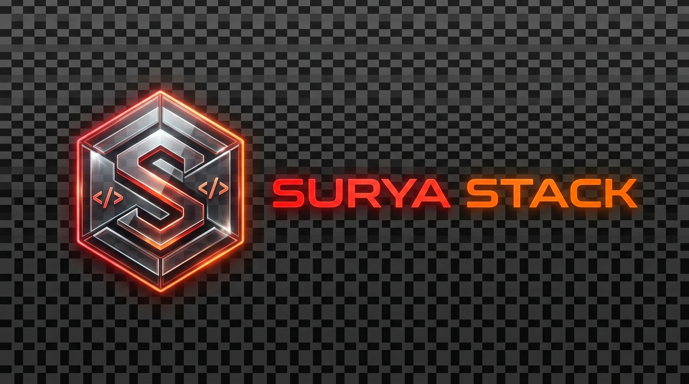 AI Design for Create a premium luxury logo for a glass modification and custom glass solutions company named "SURYA STACK".
Logo Layout:
- Glass-inspired icon on the left
- Company name "SURYA STACK" on the right
- Horizontal layout for website header and branding
- Transparent PNG background
Color Palette:
- Primary Black: #0A0A0A
- Deep Red: #FF1E1E
- Orange Red: #FF5A1F
- Neon Orange: #FF7A00
- Glass White Highlights: #FFFFFF
- Dark Charcoal: #1A1A1A
Design Style:
- Modern futuristic branding
- Premium luxury appearance
- Realistic glass material effects
- Crystal clear transparent glass texture
- Glossy reflections and refractions
- Soft neon glow around edges
- High-end tech company aesthetic
- Minimalist but powerful design
- Clean geometric structure
Icon Design:
- Custom glass panel shape
- Stylized "S" integrated into the glass structure
- Subtle coding-inspired elements ( </> )
- Sharp crystal edges
- Layered transparent glass effect
- Red and orange neon glow around the icon
- Modern 3D depth
- Professional vector style
Typography:
- Bold futuristic sans-serif font
- "SURYA" in glowing red gradient (#FF1E1E → #FF3B30)
- "STACK" in glowing orange gradient (#FF5A1F → #FF7A00)
- Clean spacing and perfect alignment
- Premium tech branding feel
Effects:
- Soft outer glow
- Glass reflections
- Crystal shine highlights
- Metallic accents
- Subtle light streaks
- High contrast details
- Ultra sharp edges
- Professional logo presentation
Output Requirements:
- Transparent Background
- Vector Logo Style
- 8K Ultra HD
- Website Header Ready
- Business Card Ready
- Social Media Ready
- Modern Corporate Branding
- Clean Professional Look
- No Mockup
- No Extra Objects
- Centered Composition