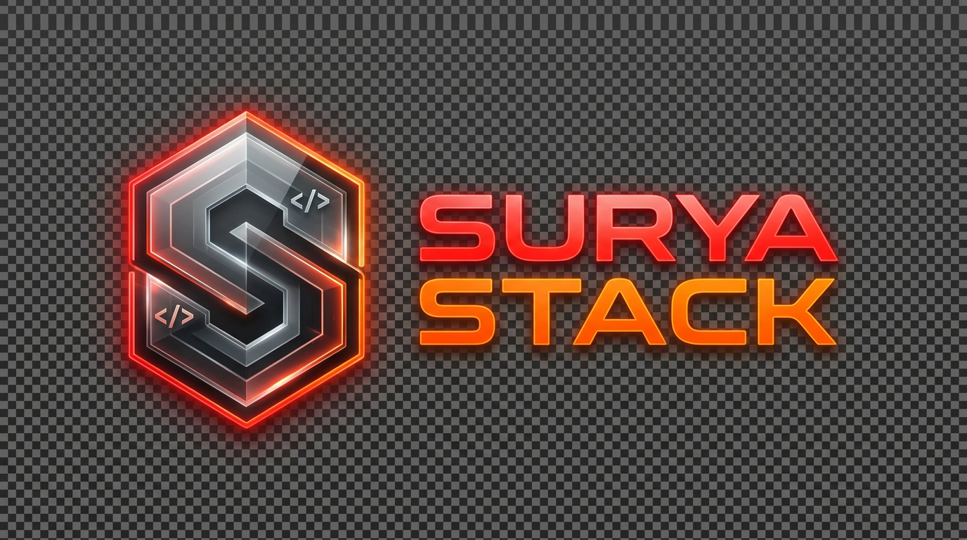 AI Design for Create a premium luxury logo for a glass modification and custom glass solutions company named "SURYA STACK".
Logo Layout:
- Glass-inspired icon on the left
- Company name "SURYA STACK" on the right
- Horizontal layout for website header and branding
- Transparent PNG background
Color Palette:
- Primary Black: #0A0A0A
- Deep Red: #FF1E1E
- Orange Red: #FF5A1F
- Neon Orange: #FF7A00
- Glass White Highlights: #FFFFFF
- Dark Charcoal: #1A1A1A
Design Style:
- Modern futuristic branding
- Premium luxury appearance
- Realistic glass material effects
- Crystal clear transparent glass texture
- Glossy reflections and refractions
- Soft neon glow around edges
- High-end tech company aesthetic
- Minimalist but powerful design
- Clean geometric structure
Icon Design:
- Custom glass panel shape
- Stylized "S" integrated into the glass structure
- Subtle coding-inspired elements ( </> )
- Sharp crystal edges
- Layered transparent glass effect
- Red and orange neon glow around the icon
- Modern 3D depth
- Professional vector style
Typography:
- Bold futuristic sans-serif font
- "SURYA" in glowing red gradient (#FF1E1E → #FF3B30)
- "STACK" in glowing orange gradient (#FF5A1F → #FF7A00)
- Clean spacing and perfect alignment
- Premium tech branding feel
Effects:
- Soft outer glow
- Glass reflections
- Crystal shine highlights
- Metallic accents
- Subtle light streaks
- High contrast details
- Ultra sharp edges
- Professional logo presentation
Output Requirements:
- Transparent Background
- Vector Logo Style
- 8K Ultra HD
- Website Header Ready
- Business Card Ready
- Social Media Ready
- Modern Corporate Branding
- Clean Professional Look
- No Mockup
- No Extra Objects
- Centered Composition