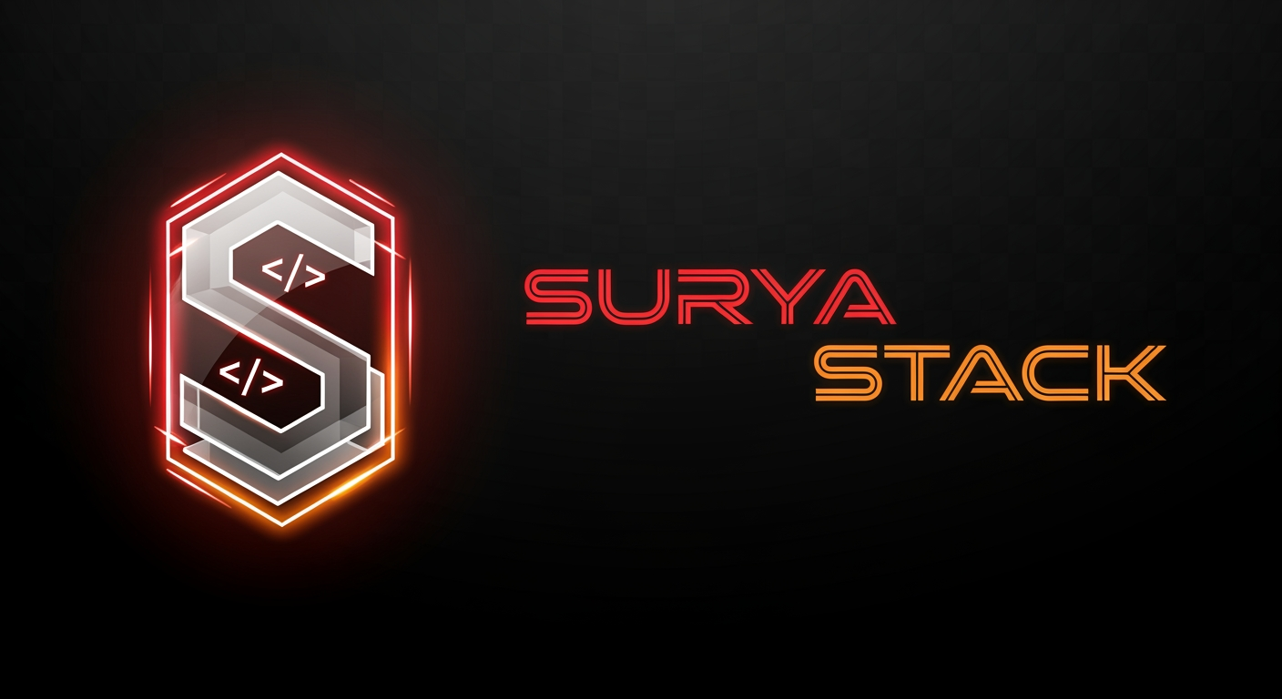 AI Design for Create a premium luxury logo for a glass modification and custom glass solutions company named "SURYA STACK".
Logo Layout:
- Glass-inspired icon on the left
- Company name "SURYA STACK" on the right
- Horizontal layout for website header and branding
- Transparent PNG background
Color Palette:
- Primary Black: #0A0A0A
- Deep Red: #FF1E1E
- Orange Red: #FF5A1F
- Neon Orange: #FF7A00
- Glass White Highlights: #FFFFFF
- Dark Charcoal: #1A1A1A
Design Style:
- Modern futuristic branding
- Premium luxury appearance
- Realistic glass material effects
- Crystal clear transparent glass texture
- Glossy reflections and refractions
- Soft neon glow around edges
- High-end tech company aesthetic
- Minimalist but powerful design
- Clean geometric structure
Icon Design:
- Custom glass panel shape
- Stylized "S" integrated into the glass structure
- Subtle coding-inspired elements ( </> )
- Sharp crystal edges
- Layered transparent glass effect
- Red and orange neon glow around the icon
- Modern 3D depth
- Professional vector style
Typography:
- Bold futuristic sans-serif font
- "SURYA" in glowing red gradient (#FF1E1E → #FF3B30)
- "STACK" in glowing orange gradient (#FF5A1F → #FF7A00)
- Clean spacing and perfect alignment
- Premium tech branding feel
Effects:
- Soft outer glow
- Glass reflections
- Crystal shine highlights
- Metallic accents
- Subtle light streaks
- High contrast details
- Ultra sharp edges
- Professional logo presentation
Output Requirements:
- Transparent Background
- Vector Logo Style
- 8K Ultra HD
- Website Header Ready
- Business Card Ready
- Social Media Ready
- Modern Corporate Branding
- Clean Professional Look
- No Mockup
- No Extra Objects
- Centered Composition