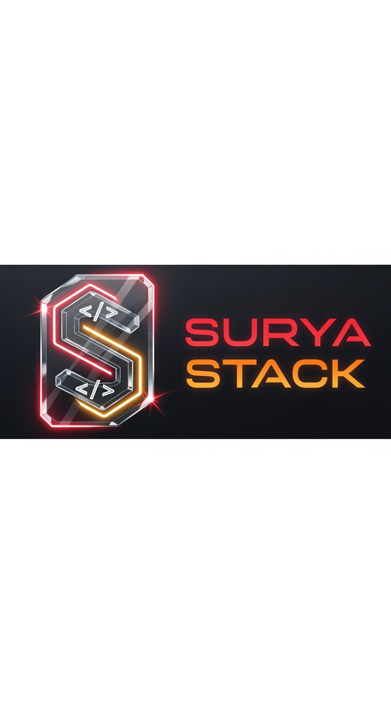 AI Design for Create a premium luxury logo for a glass modification and custom glass solutions company named "SURYA STACK".
Logo Layout:
- Glass-inspired icon on the left
- Company name "SURYA STACK" on the right
- Horizontal layout for website header and branding
- Transparent PNG background
Color Palette:
- Primary Black: #0A0A0A
- Deep Red: #FF1E1E
- Orange Red: #FF5A1F
- Neon Orange: #FF7A00
- Glass White Highlights: #FFFFFF
- Dark Charcoal: #1A1A1A
Design Style:
- Modern futuristic branding
- Premium luxury appearance
- Realistic glass material effects
- Crystal clear transparent glass texture
- Glossy reflections and refractions
- Soft neon glow around edges
- High-end tech company aesthetic
- Minimalist but powerful design
- Clean geometric structure
Icon Design:
- Custom glass panel shape
- Stylized "S" integrated into the glass structure
- Subtle coding-inspired elements ( </> )
- Sharp crystal edges
- Layered transparent glass effect
- Red and orange neon glow around the icon
- Modern 3D depth
- Professional vector style
Typography:
- Bold futuristic sans-serif font
- "SURYA" in glowing red gradient (#FF1E1E → #FF3B30)
- "STACK" in glowing orange gradient (#FF5A1F → #FF7A00)
- Clean spacing and perfect alignment
- Premium tech branding feel
Effects:
- Soft outer glow
- Glass reflections
- Crystal shine highlights
- Metallic accents
- Subtle light streaks
- High contrast details
- Ultra sharp edges
- Professional logo presentation
Output Requirements:
- Transparent Background
- Vector Logo Style
- 8K Ultra HD
- Website Header Ready
- Business Card Ready
- Social Media Ready
- Modern Corporate Branding
- Clean Professional Look
- No Mockup
- No Extra Objects
- Centered Composition