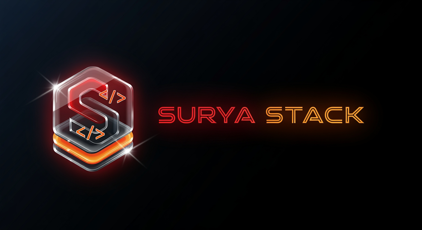 AI Design for Create a premium luxury logo for a glass modification and custom glass solutions company named "SURYA STACK".
Logo Layout:
- Glass-inspired icon on the left
- Company name "SURYA STACK" on the right
- Horizontal layout for website header and branding
- Transparent PNG background
Color Palette:
- Primary Black: #0A0A0A
- Deep Red: #FF1E1E
- Orange Red: #FF5A1F
- Neon Orange: #FF7A00
- Glass White Highlights: #FFFFFF
- Dark Charcoal: #1A1A1A
Design Style:
- Modern futuristic branding
- Premium luxury appearance
- Realistic glass material effects
- Crystal clear transparent glass texture
- Glossy reflections and refractions
- Soft neon glow around edges
- High-end tech company aesthetic
- Minimalist but powerful design
- Clean geometric structure
Icon Design:
- Custom glass panel shape
- Stylized "S" integrated into the glass structure
- Subtle coding-inspired elements ( </> )
- Sharp crystal edges
- Layered transparent glass effect
- Red and orange neon glow around the icon
- Modern 3D depth
- Professional vector style
Typography:
- Bold futuristic sans-serif font
- "SURYA" in glowing red gradient (#FF1E1E → #FF3B30)
- "STACK" in glowing orange gradient (#FF5A1F → #FF7A00)
- Clean spacing and perfect alignment
- Premium tech branding feel
Effects:
- Soft outer glow
- Glass reflections
- Crystal shine highlights
- Metallic accents
- Subtle light streaks
- High contrast details
- Ultra sharp edges
- Professional logo presentation
Output Requirements:
- Transparent Background
- Vector Logo Style
- 8K Ultra HD
- Website Header Ready
- Business Card Ready
- Social Media Ready
- Modern Corporate Branding
- Clean Professional Look
- No Mockup
- No Extra Objects
- Centered Composition