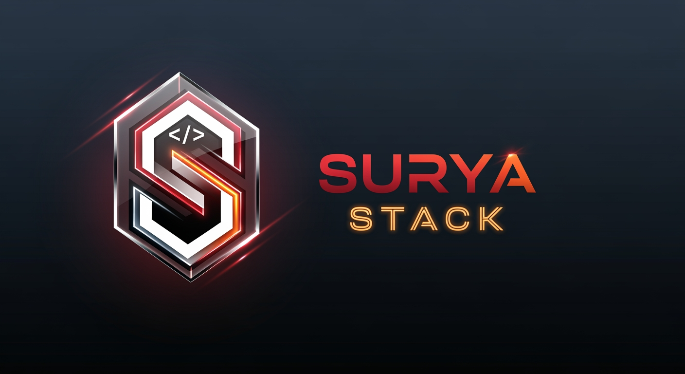 AI Design for Create a premium luxury logo for a glass modification and custom glass solutions company named "SURYA STACK".
Logo Layout:
- Glass-inspired icon on the left
- Company name "SURYA STACK" on the right
- Horizontal layout for website header and branding
- Transparent PNG background
Color Palette:
- Primary Black: #0A0A0A
- Deep Red: #FF1E1E
- Orange Red: #FF5A1F
- Neon Orange: #FF7A00
- Glass White Highlights: #FFFFFF
- Dark Charcoal: #1A1A1A
Design Style:
- Modern futuristic branding
- Premium luxury appearance
- Realistic glass material effects
- Crystal clear transparent glass texture
- Glossy reflections and refractions
- Soft neon glow around edges
- High-end tech company aesthetic
- Minimalist but powerful design
- Clean geometric structure
Icon Design:
- Custom glass panel shape
- Stylized "S" integrated into the glass structure
- Subtle coding-inspired elements ( </> )
- Sharp crystal edges
- Layered transparent glass effect
- Red and orange neon glow around the icon
- Modern 3D depth
- Professional vector style
Typography:
- Bold futuristic sans-serif font
- "SURYA" in glowing red gradient (#FF1E1E → #FF3B30)
- "STACK" in glowing orange gradient (#FF5A1F → #FF7A00)
- Clean spacing and perfect alignment
- Premium tech branding feel
Effects:
- Soft outer glow
- Glass reflections
- Crystal shine highlights
- Metallic accents
- Subtle light streaks
- High contrast details
- Ultra sharp edges
- Professional logo presentation
Output Requirements:
- Transparent Background
- Vector Logo Style
- 8K Ultra HD
- Website Header Ready
- Business Card Ready
- Social Media Ready
- Modern Corporate Branding
- Clean Professional Look
- No Mockup
- No Extra Objects
- Centered Composition