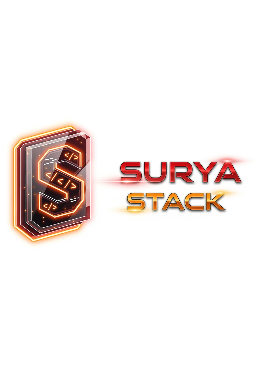 AI Design for Create a premium luxury logo for a glass modification and custom glass solutions company named "SURYA STACK".
Logo Layout:
- Glass-inspired icon on the left
- Company name "SURYA STACK" on the right
- Horizontal layout for website header and branding
- Transparent PNG background
Color Palette:
- Primary Black: #0A0A0A
- Deep Red: #FF1E1E
- Orange Red: #FF5A1F
- Neon Orange: #FF7A00
- Glass White Highlights: #FFFFFF
- Dark Charcoal: #1A1A1A
Design Style:
- Modern futuristic branding
- Premium luxury appearance
- Realistic glass material effects
- Crystal clear transparent glass texture
- Glossy reflections and refractions
- Soft neon glow around edges
- High-end tech company aesthetic
- Minimalist but powerful design
- Clean geometric structure
Icon Design:
- Custom glass panel shape
- Stylized "S" integrated into the glass structure
- Subtle coding-inspired elements ( </> )
- Sharp crystal edges
- Layered transparent glass effect
- Red and orange neon glow around the icon
- Modern 3D depth
- Professional vector style
Typography:
- Bold futuristic sans-serif font
- "SURYA" in glowing red gradient (#FF1E1E → #FF3B30)
- "STACK" in glowing orange gradient (#FF5A1F → #FF7A00)
- Clean spacing and perfect alignment
- Premium tech branding feel
Effects:
- Soft outer glow
- Glass reflections
- Crystal shine highlights
- Metallic accents
- Subtle light streaks
- High contrast details
- Ultra sharp edges
- Professional logo presentation
Output Requirements:
- Transparent Background
- Vector Logo Style
- 8K Ultra HD
- Website Header Ready
- Business Card Ready
- Social Media Ready
- Modern Corporate Branding
- Clean Professional Look
- No Mockup
- No Extra Objects
- Centered Composition