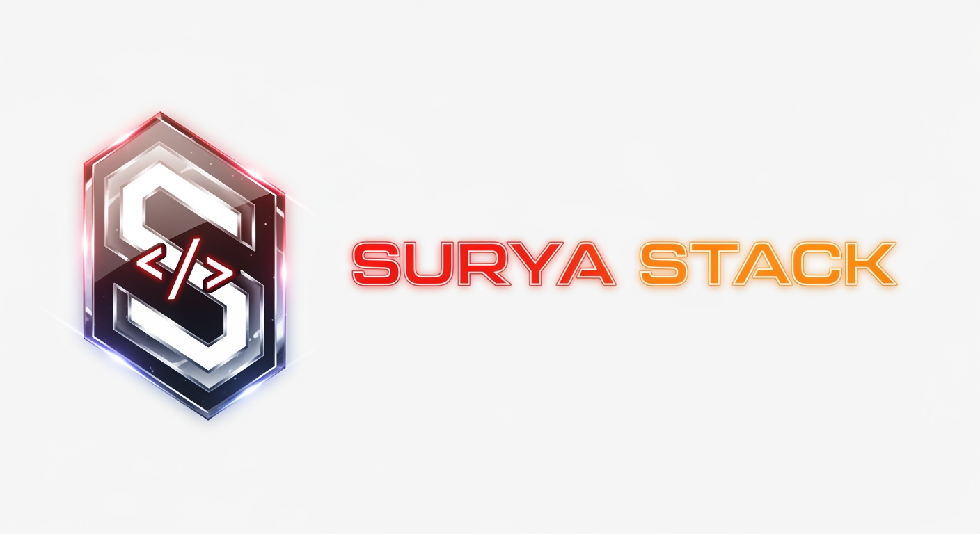 AI Design for Create a premium luxury logo for a glass modification and custom glass solutions company named "SURYA STACK".
Logo Layout:
- Glass-inspired icon on the left
- Company name "SURYA STACK" on the right
- Horizontal layout for website header and branding
- Transparent PNG background
Color Palette:
- Primary Black: #0A0A0A
- Deep Red: #FF1E1E
- Orange Red: #FF5A1F
- Neon Orange: #FF7A00
- Glass White Highlights: #FFFFFF
- Dark Charcoal: #1A1A1A
Design Style:
- Modern futuristic branding
- Premium luxury appearance
- Realistic glass material effects
- Crystal clear transparent glass texture
- Glossy reflections and refractions
- Soft neon glow around edges
- High-end tech company aesthetic
- Minimalist but powerful design
- Clean geometric structure
Icon Design:
- Custom glass panel shape
- Stylized "S" integrated into the glass structure
- Subtle coding-inspired elements ( </> )
- Sharp crystal edges
- Layered transparent glass effect
- Red and orange neon glow around the icon
- Modern 3D depth
- Professional vector style
Typography:
- Bold futuristic sans-serif font
- "SURYA" in glowing red gradient (#FF1E1E → #FF3B30)
- "STACK" in glowing orange gradient (#FF5A1F → #FF7A00)
- Clean spacing and perfect alignment
- Premium tech branding feel
Effects:
- Soft outer glow
- Glass reflections
- Crystal shine highlights
- Metallic accents
- Subtle light streaks
- High contrast details
- Ultra sharp edges
- Professional logo presentation
Output Requirements:
- Transparent Background
- Vector Logo Style
- 8K Ultra HD
- Website Header Ready
- Business Card Ready
- Social Media Ready
- Modern Corporate Branding
- Clean Professional Look
- No Mockup
- No Extra Objects
- Centered Composition