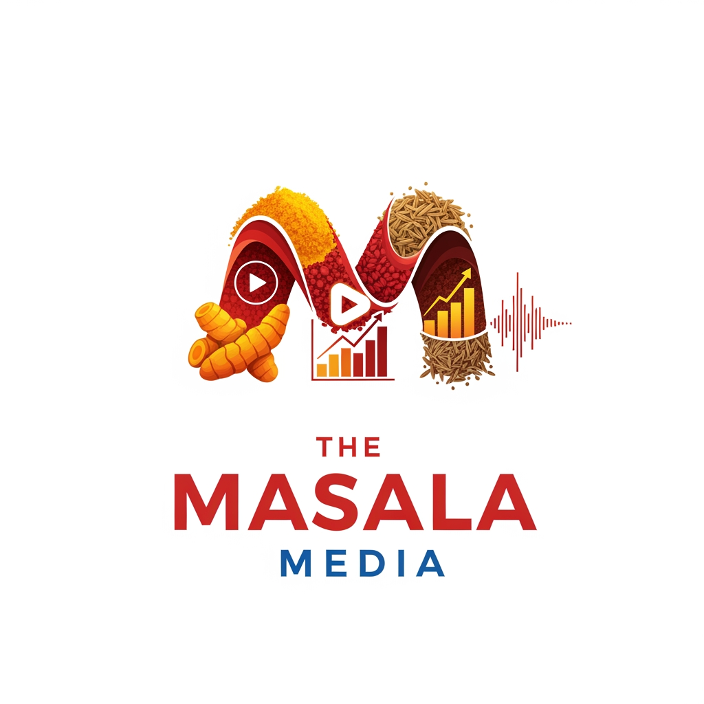 AI Design for Logo for a marketing and growth agency The Masala Media