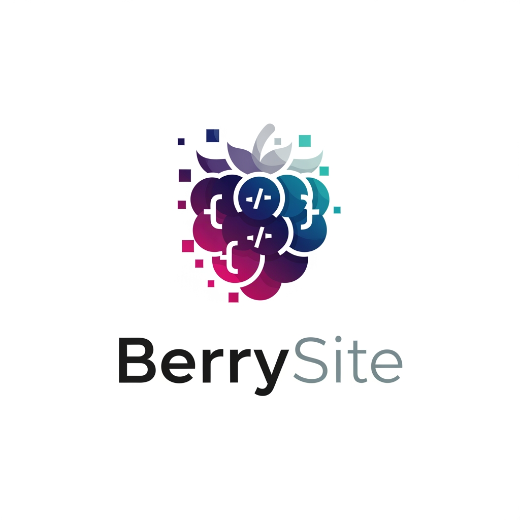 AI Design for BerrySite exists to bring brands to life—crafting thoughtful digital spaces where identity, creativity, and purpose come together to create lasting impressions.- a logo for it