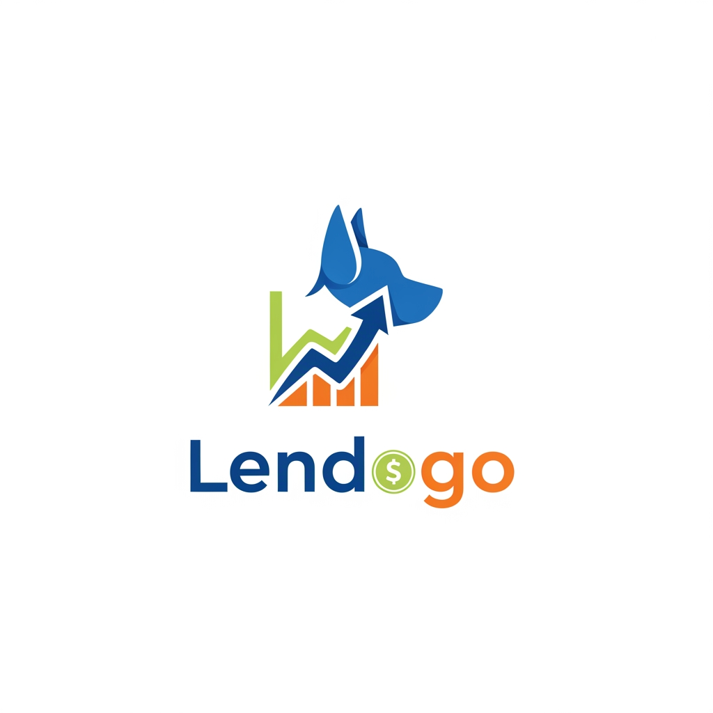 AI Design for genarrate a logo for my website its loan application and the name is lendogo so make your self any logos