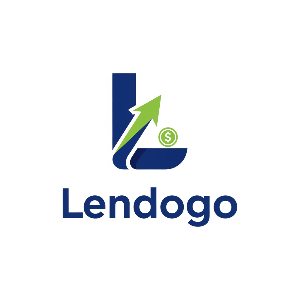 AI Design for genarrate a logo for my website its loan application and the name is lendogo so make your self any logos