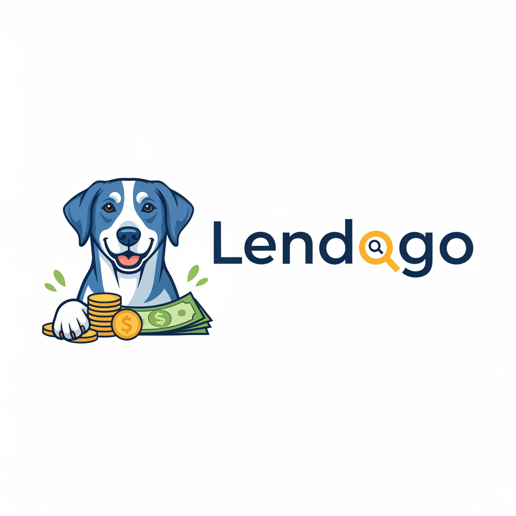 AI Design for genarrate a logo for my website its loan application and the name is lendogo so make your self any logos