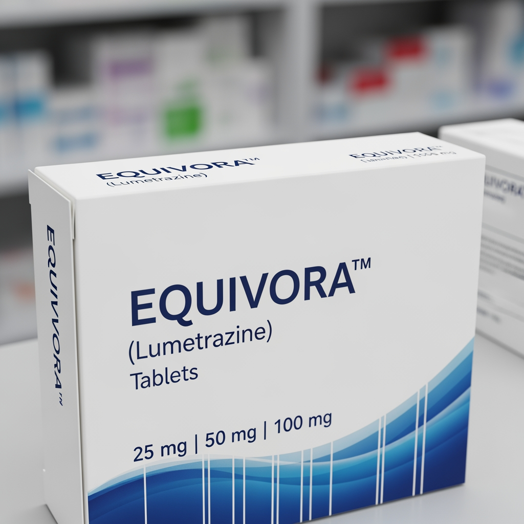 AI Design for EQUIVORA™
(Lumetrazine) Tablets
25 mg | 50 mg | 100 mg