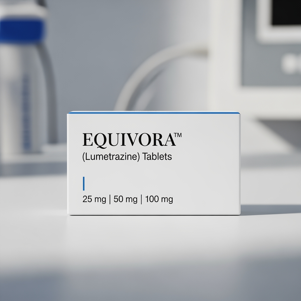 AI Design for EQUIVORA™
(Lumetrazine) Tablets
25 mg | 50 mg | 100 mg