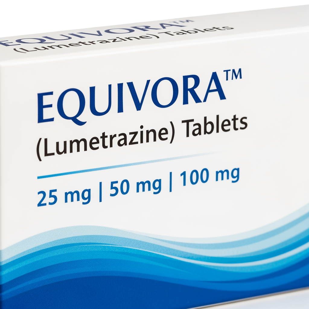 AI Design for EQUIVORA™
(Lumetrazine) Tablets
25 mg | 50 mg | 100 mg