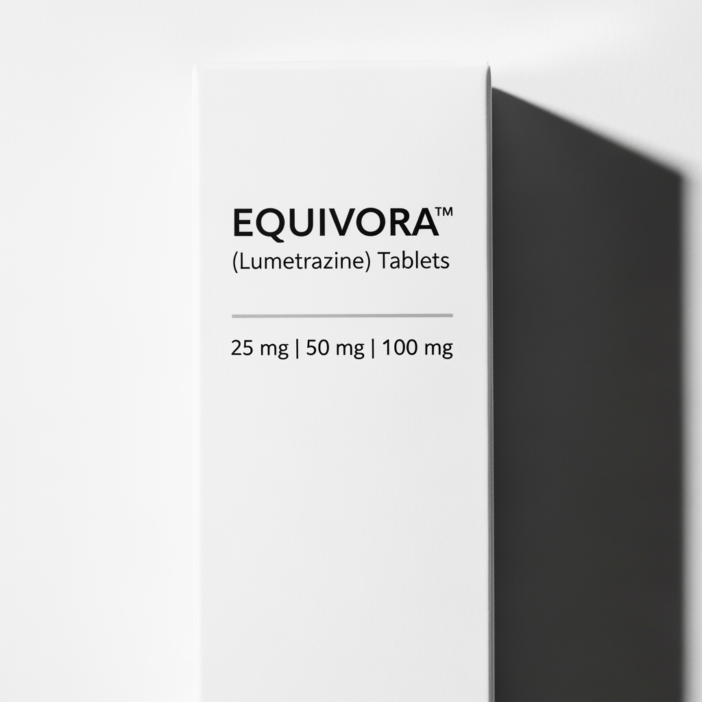 AI Design for EQUIVORA™
(Lumetrazine) Tablets
25 mg | 50 mg | 100 mg
