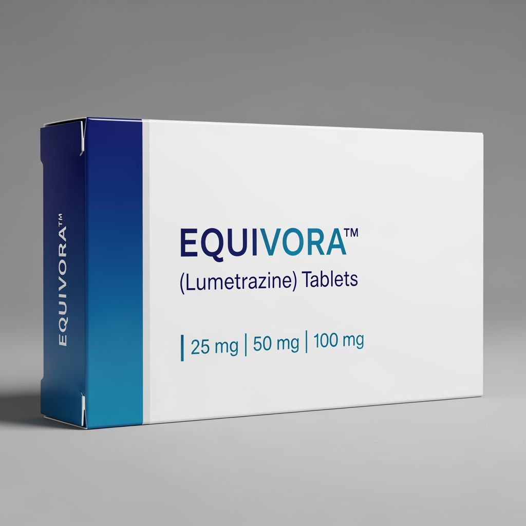 AI Design for EQUIVORA™
(Lumetrazine) Tablets
25 mg | 50 mg | 100 mg