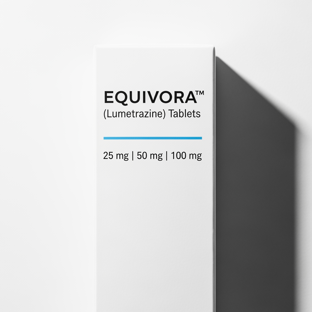 AI Design for EQUIVORA™
(Lumetrazine) Tablets
25 mg | 50 mg | 100 mg