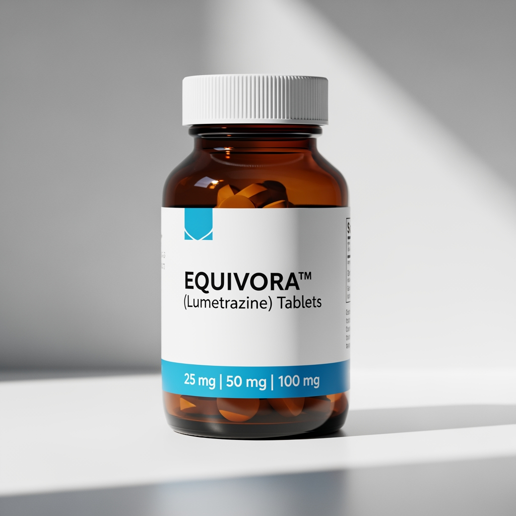 AI Design for EQUIVORA™
(Lumetrazine) Tablets
25 mg | 50 mg | 100 mg