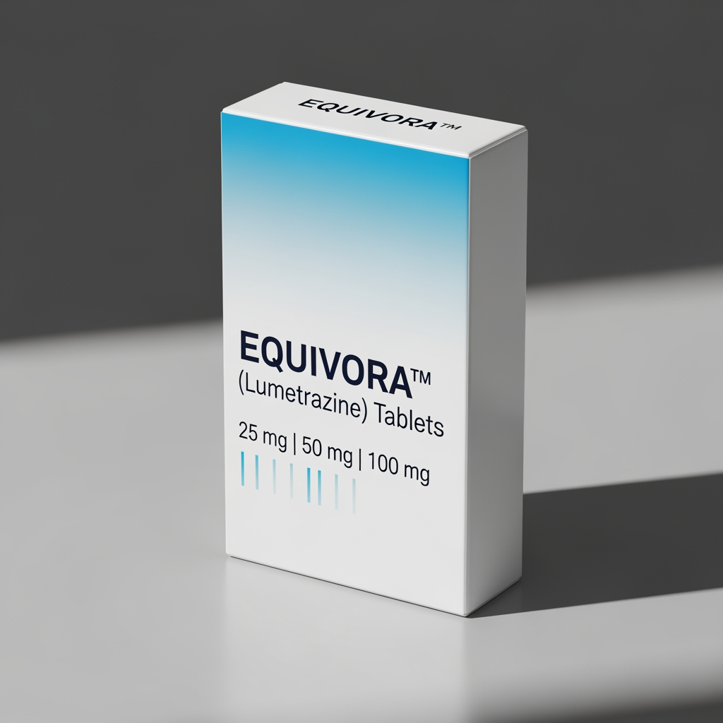 AI Design for EQUIVORA™
(Lumetrazine) Tablets
25 mg | 50 mg | 100 mg