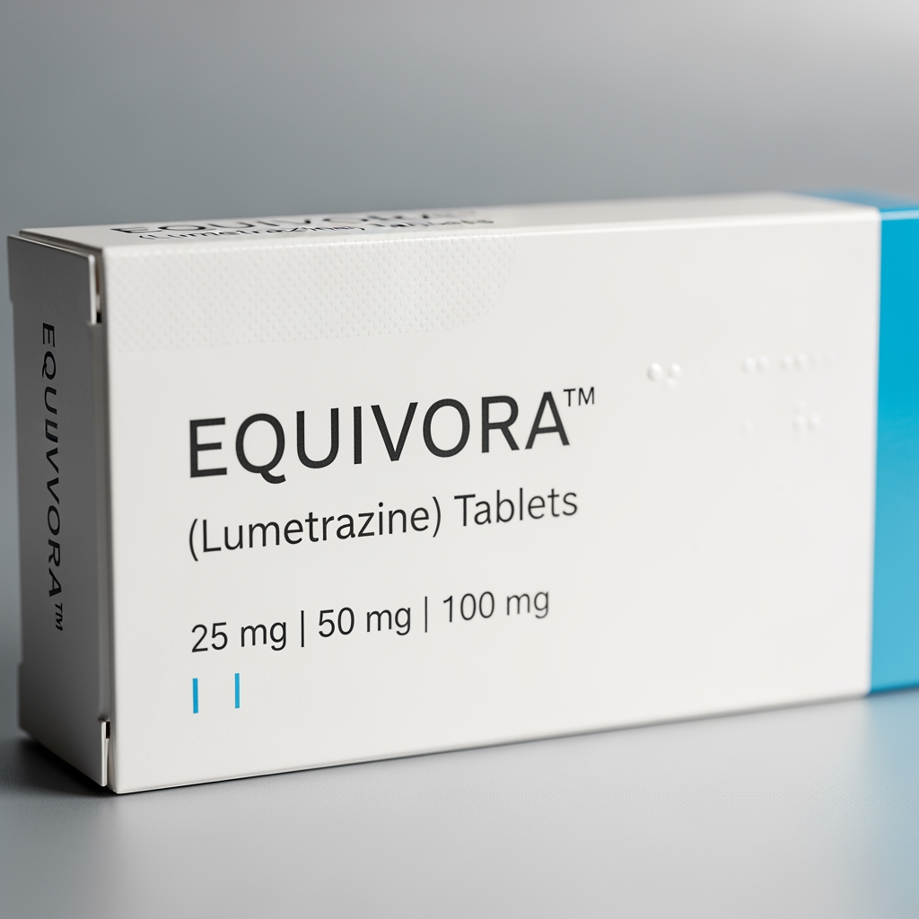 AI Design for EQUIVORA™
(Lumetrazine) Tablets
25 mg | 50 mg | 100 mg
