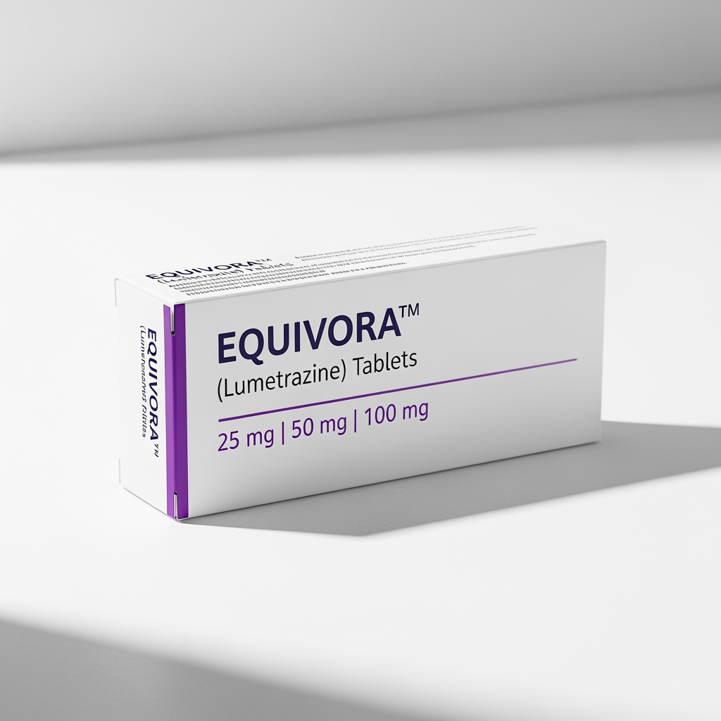 AI Design for EQUIVORA™
(Lumetrazine) Tablets
25 mg | 50 mg | 100 mg