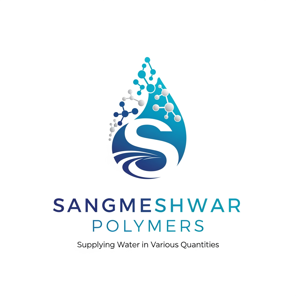 AI Design for create a logo for a brand name SANGMESHWAR POLYMERS they sypple water in various quantity