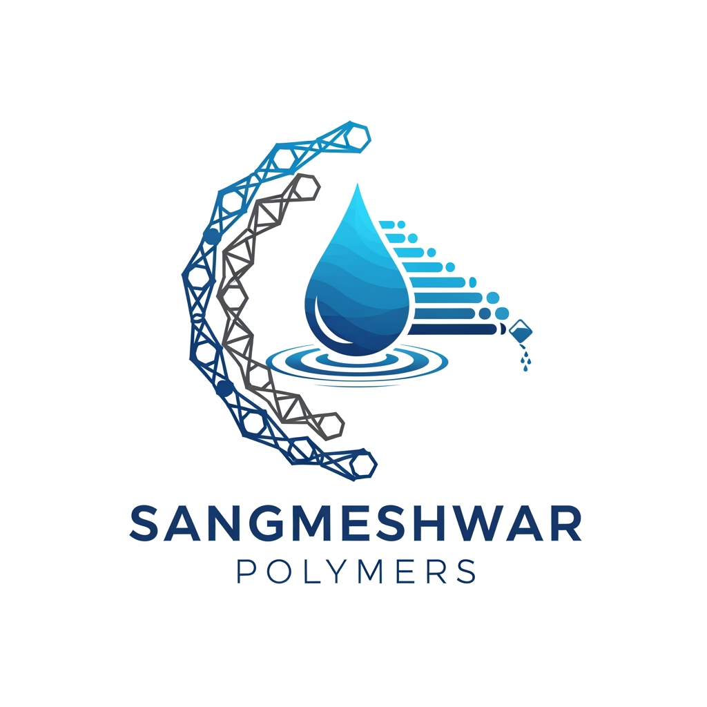 AI Design for create a logo for a brand name SANGMESHWAR POLYMERS they sypple water in various quantity