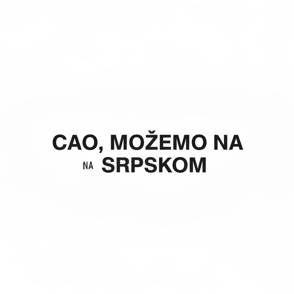 AI Design for cao mozemo na srpskom