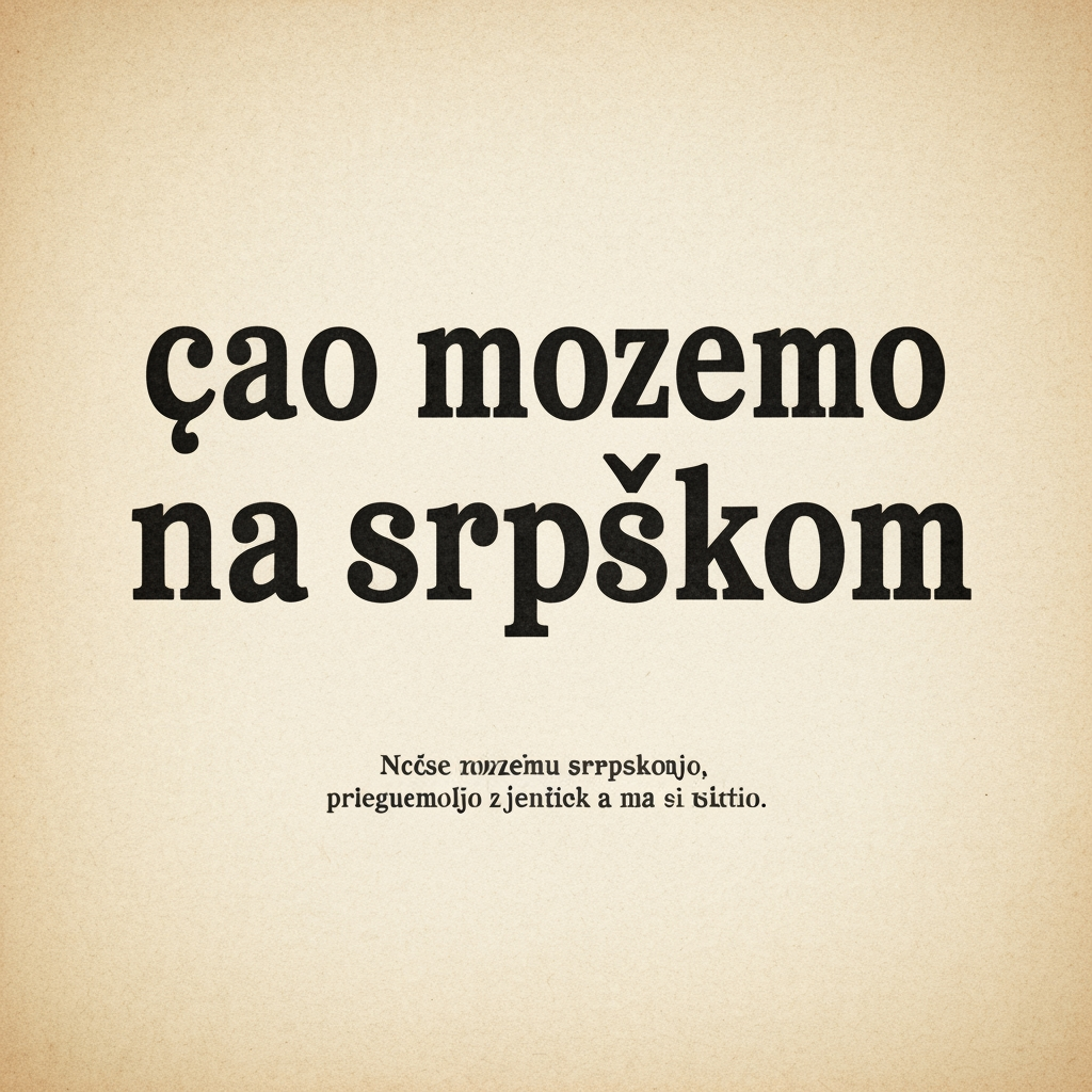 AI Design for cao mozemo na srpskom