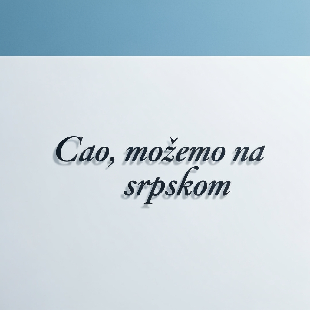 AI Design for cao mozemo na srpskom