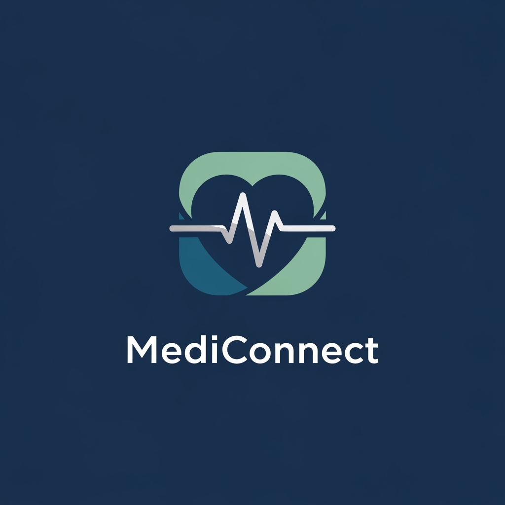 AI Design for Please give more unique and proffessional logo based on medical application