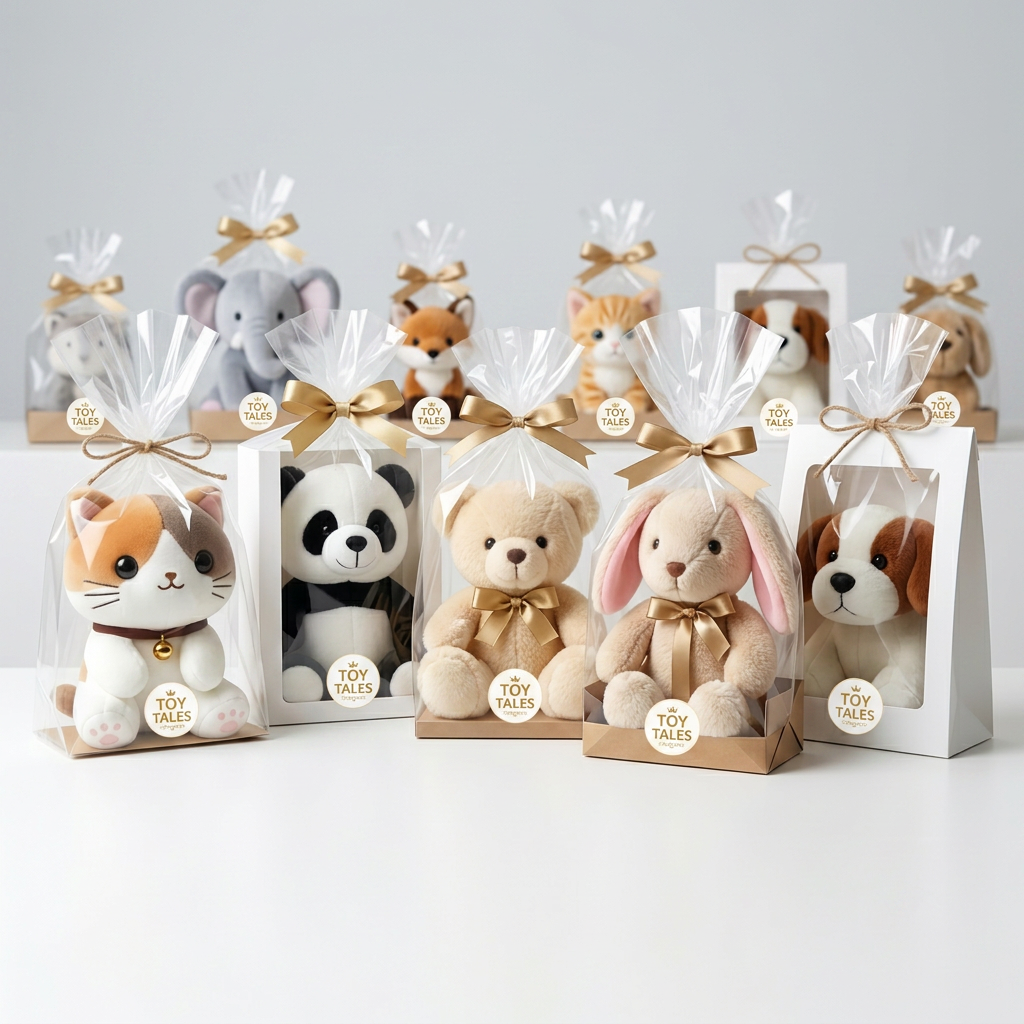 AI Design for make more stuffed toy behind and you the logo on the stuffed backage