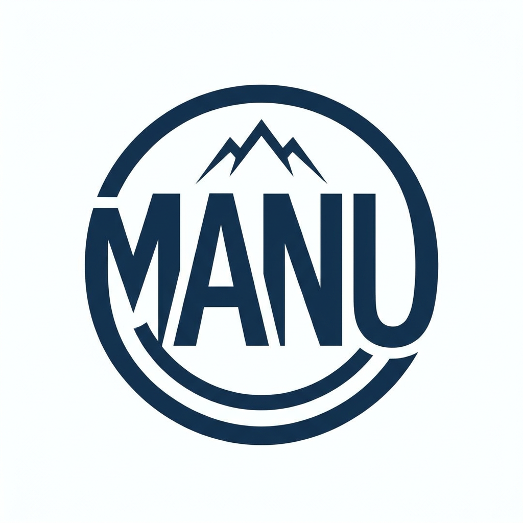 AI Design for generate logo as MANU