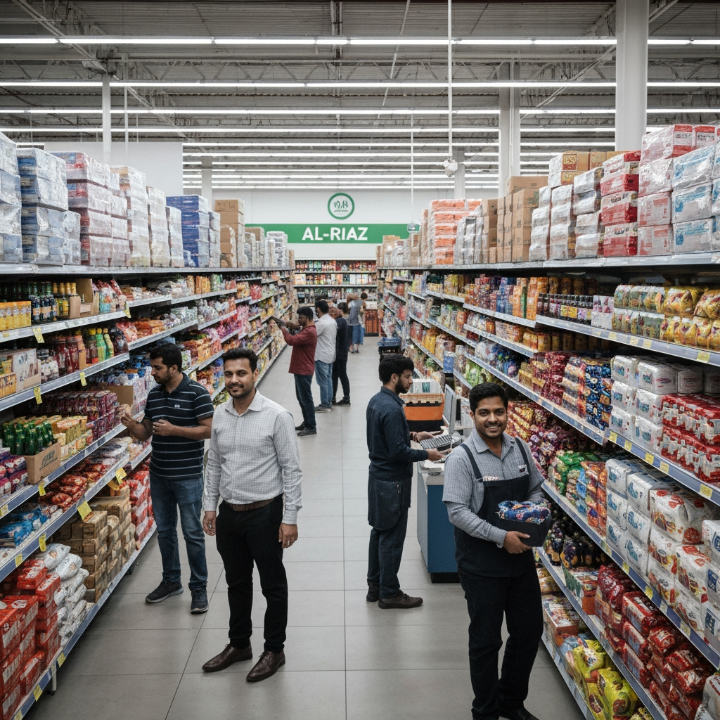 AI Design for Al-Riaz Cash & Carry mart