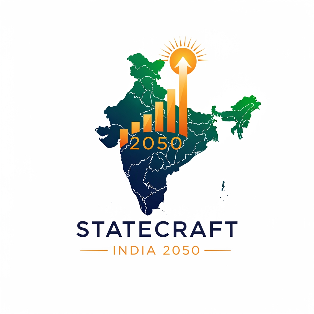 AI Design for Statecraft: India 2050 is an immersive strategy simulation where participants represent Indian states and shape their growth through decades of change. Teams must manage resources, drive development, adapt to national challenges, negotiate alliances, and make critical decisions that impact their state's future. Combining leadership, innovation, and strategic thinking, the event culminates in a vision presentation where teams showcase their journey toward building a prosperous and sustainable India by 2050.
need a logo