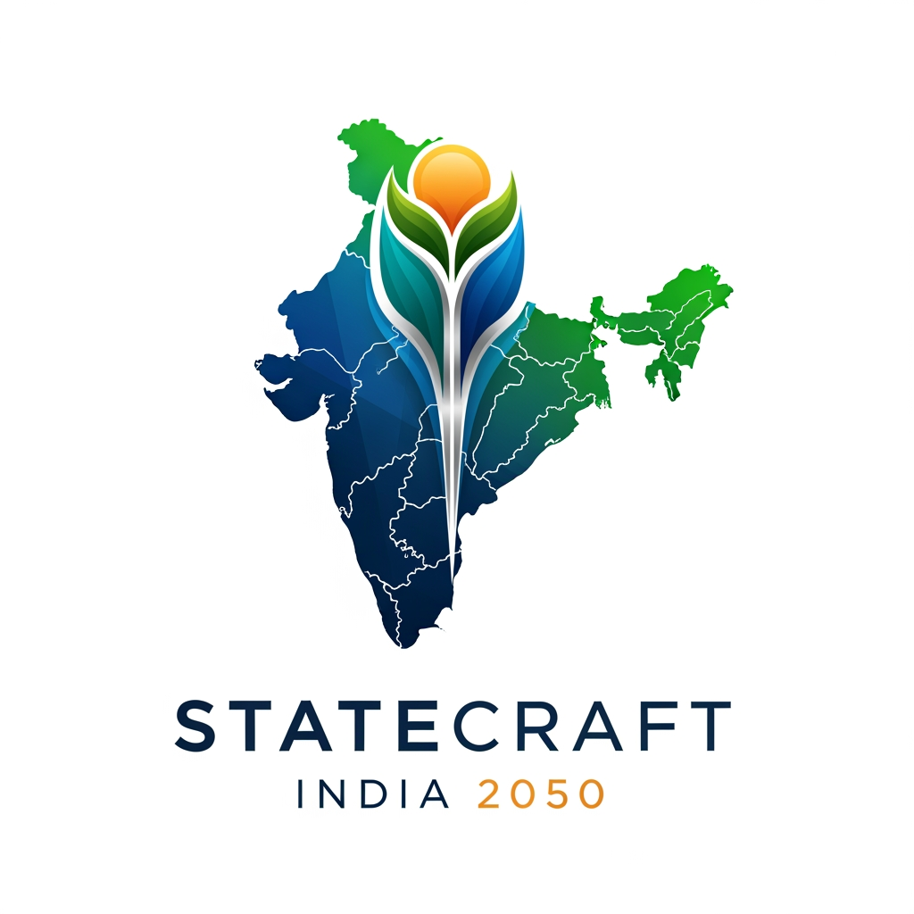 AI Design for Statecraft: India 2050 is an immersive strategy simulation where participants represent Indian states and shape their growth through decades of change. Teams must manage resources, drive development, adapt to national challenges, negotiate alliances, and make critical decisions that impact their state's future. Combining leadership, innovation, and strategic thinking, the event culminates in a vision presentation where teams showcase their journey toward building a prosperous and sustainable India by 2050.
need a logo