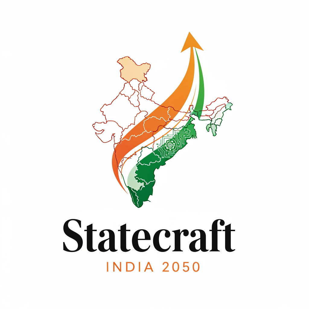AI Design for Statecraft: India 2050 is an immersive strategy simulation where participants represent Indian states and shape their growth through decades of change. Teams must manage resources, drive development, adapt to national challenges, negotiate alliances, and make critical decisions that impact their state's future. Combining leadership, innovation, and strategic thinking, the event culminates in a vision presentation where teams showcase their journey toward building a prosperous and sustainable India by 2050.
need a logo
